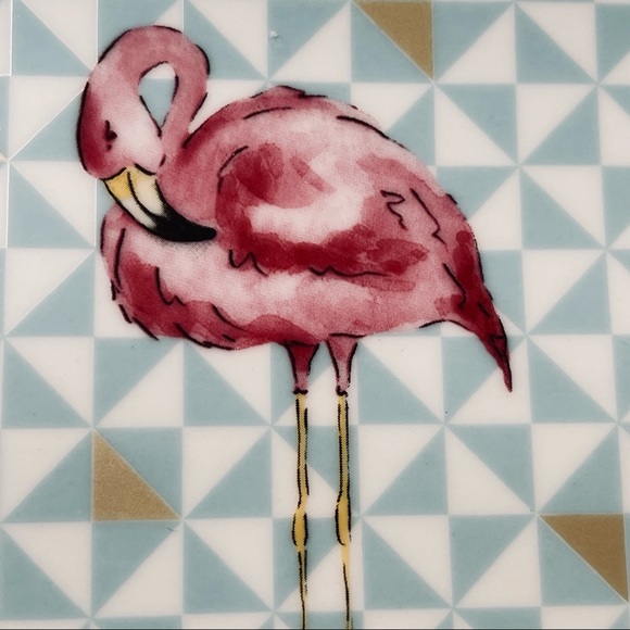 Milly Green British Designs Pink Flamingo Tray - Picture 2 of 5